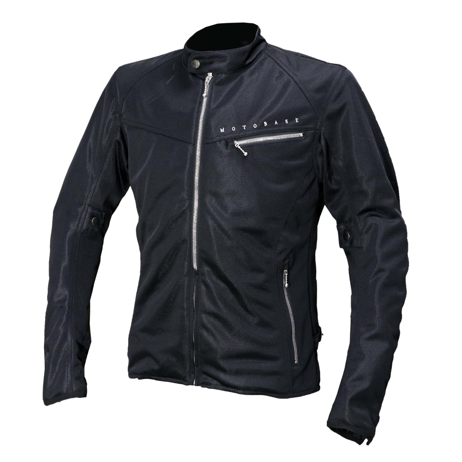 Мотобаза Весна/Лето Мотоциклетная Защитная Куртка, Прохладная Сетчатая Куртка для Одиночного Райдера 2 | MBMJ-08 | Черный/L