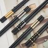 Abay Embossed Clivia Alloy Chopsticks
