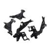 4 Pcs Front Headlight Mount 8T0941453B Strong Toughness Vibration Resistant Left Right Headlight Support Bracket for A4