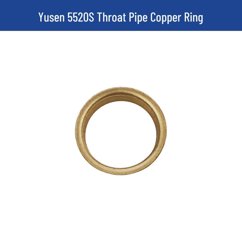 Yusen Chainsaw 5520 Parts: Cylinder, Carburetor, Clutch, Drive Disc, Pull Starter, Ignition Coil, Air Filter.