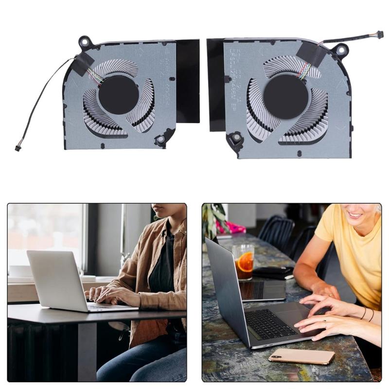 CPU GPU Lüfter Laptops Kühllüfter DC12V 4Pin 4 Adern Kühlerlüfter für Predator 16 PHN16-71 PHN18-71 Laptops Teil