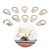 Pack of 10 Metal Electric Guitar Knob Pointer Indicators Guitar Potentiometer Markers for Precise Volumes Tone Control