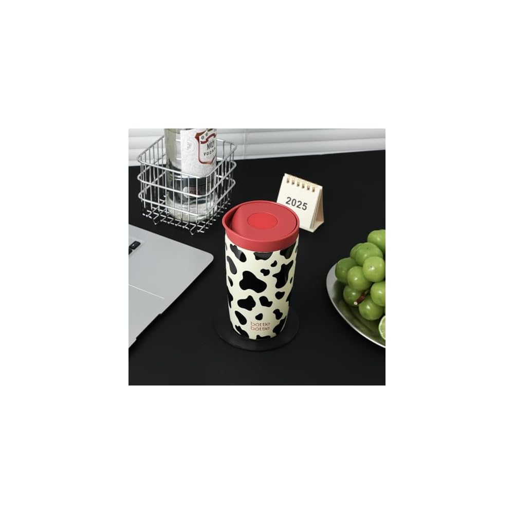 BOTTLE BOTTLE Tumbler 350ml, One-Touch Open/Close, Leak-Proof, Vacuum Insulated, Keeps Drinks Hot