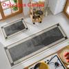 Pvc Long Rectangular Kitchen Floor Mat Waterproof Oilproof Nonslip For House Kitchen