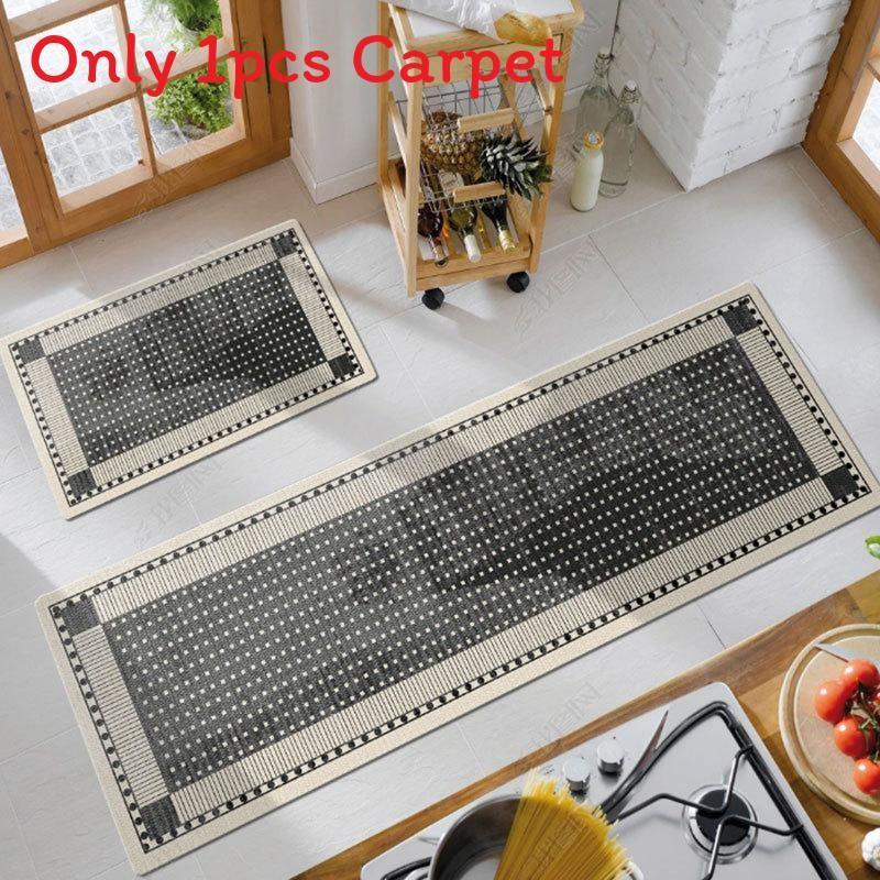 Pvc Long Rectangular Kitchen Floor Mat Waterproof Oilproof Nonslip For House Kitchen