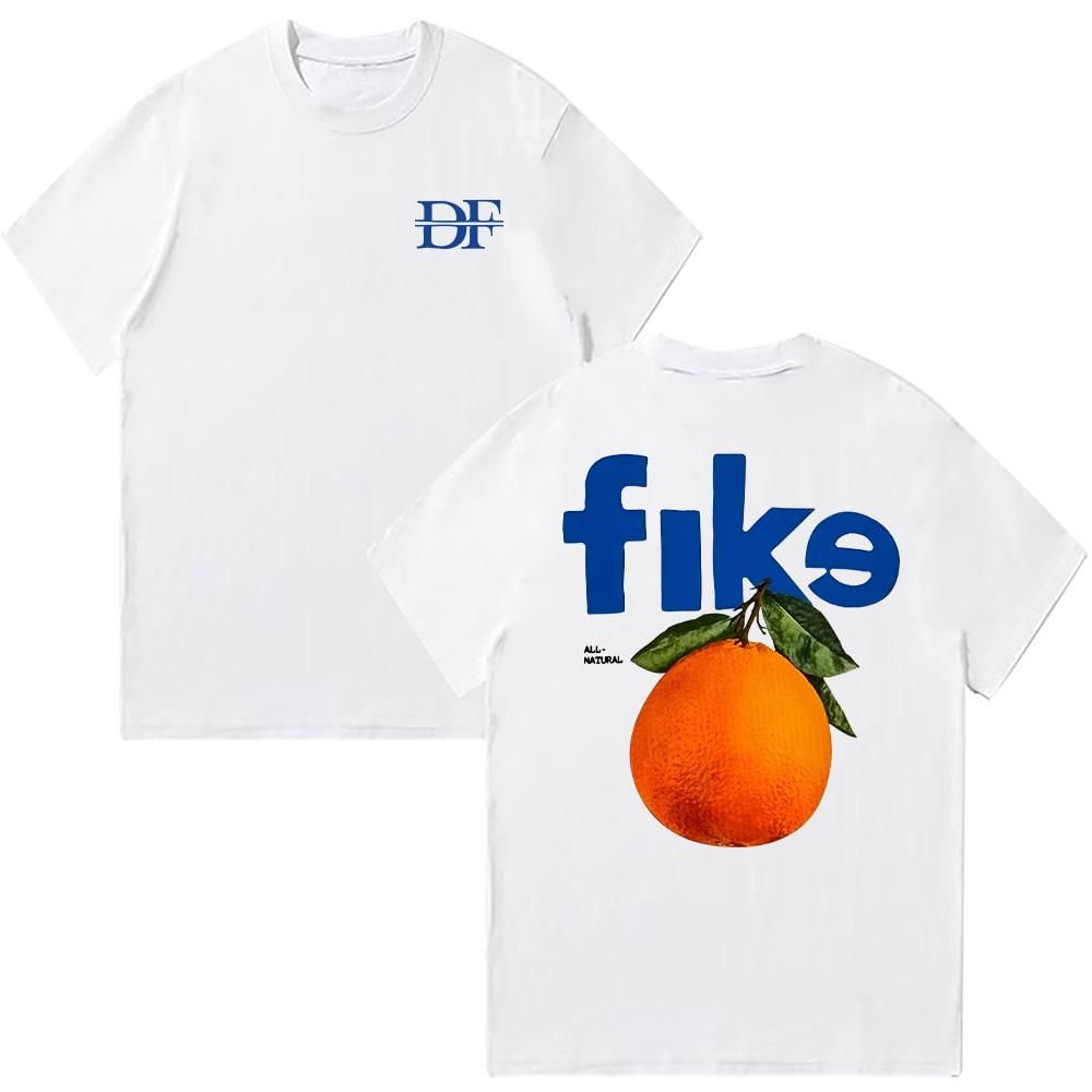 Dominic Fike Orange T-shirt Dominic Fike Merch Women Men Fashion Casual Cotton Short Sleeve Tee Trendy Creative Graphic T Shirts