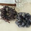 Sheer Gingham Scrunchies With Thin Ribbons Transparent Plaid Hair Ties Fairy Style Light Weight Hair Rope For Summer