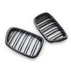 2pcs Style Car Front Black Wide Kidney Grille Grill for BMW E39 M5 series 1997 1998 1999 2000 2001 2002 2003 520i 525 530
