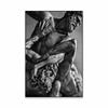 Perseus with the Head of Medusa Poster Black and White Ancient Greek God Wall Art Prints Canvas Painting Home Room Decoration