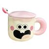Cute and Cute Smiling Face Ceramic Cup Clown Funny Cute Water Cup Birthday Gift