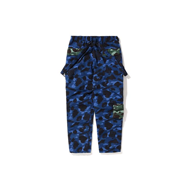 A BATHING APE X UNDEFEATED Camo Multi Pouch Tasche Hose UI2BGWP01M
