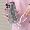 Zhitai iPhone Case with Lanyard for iPhone 15 Pro, 14 Pro Max & 13 - Stylish Mirror Design Suitable for Women