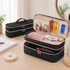 Double-Layer Hair Styling Tools Organizer Expandable Curling Iron Storage Bag  Home Storage