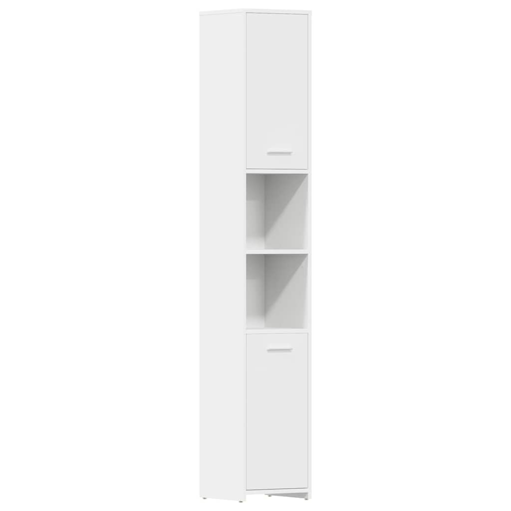 Bathroom Cabinet White 30 x 30 x 183.5 cm Particleboard