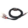 Computer TV Headphone RCA Male Amplifier 3.5mm Jack Splitter Audio Cable RCA Cable 3.5 To 2RCA