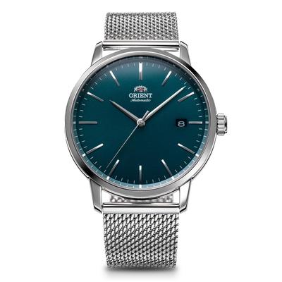 ORIENT Classic Contemporary Automatic Watch Green Dial Steel RN-AC0E06E