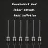 10/20/100Pcs Ball Air Needle Stainless Steel Pump Pin Basketball Inflating Pump Needle Football Inflatable Valve Adaptors Nozzle