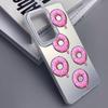 For Samsung Galaxy S21 S23 S24 FE S25 S24 S23 S22 Ultra Plus Laser Phone Case Sweet Fabulous Pink Donut Cookies Bread Cake Cover