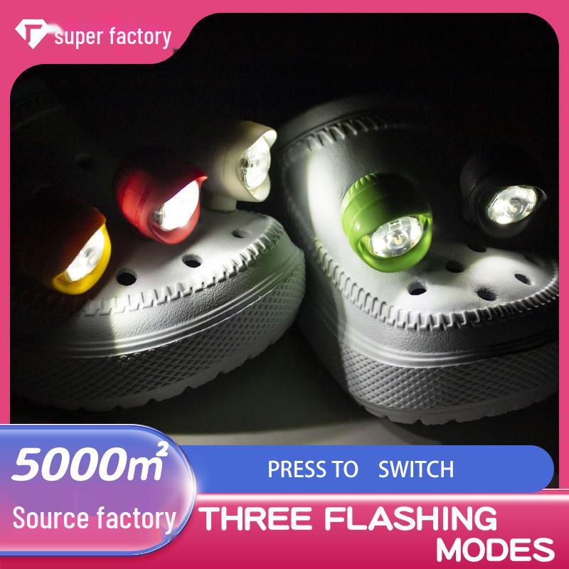 Shoe Lights for Croc-Style Beach and Camping - Outdoor Sports Lighting
