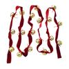 Christmas Decorations: Christmas Velvet Ribbon Bell Strings Can Ring Christmas Tree Decorations