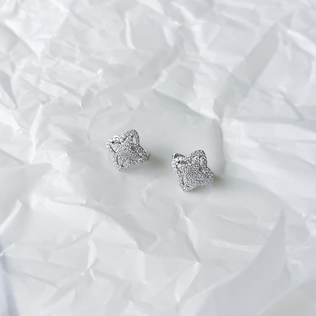 Silver Earrings with Cubic Zirkonia (2151159)