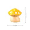 Mini Artificial Mushroom Figurine Resin Simulate Fake Mushroom Miniatures Fairy Garden Miniature Landscape Lawn Decorations