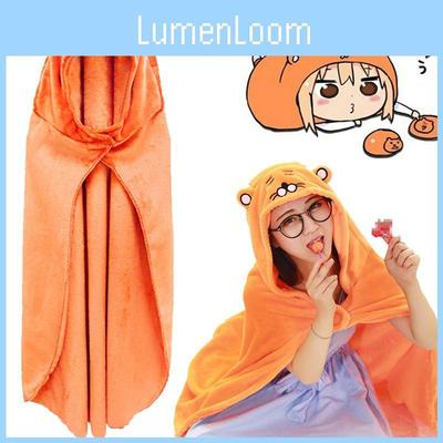 Cozy Himouto! Umaru-chan Otaku Cosplay Costume Flannel Blanket Hoodie Cape
