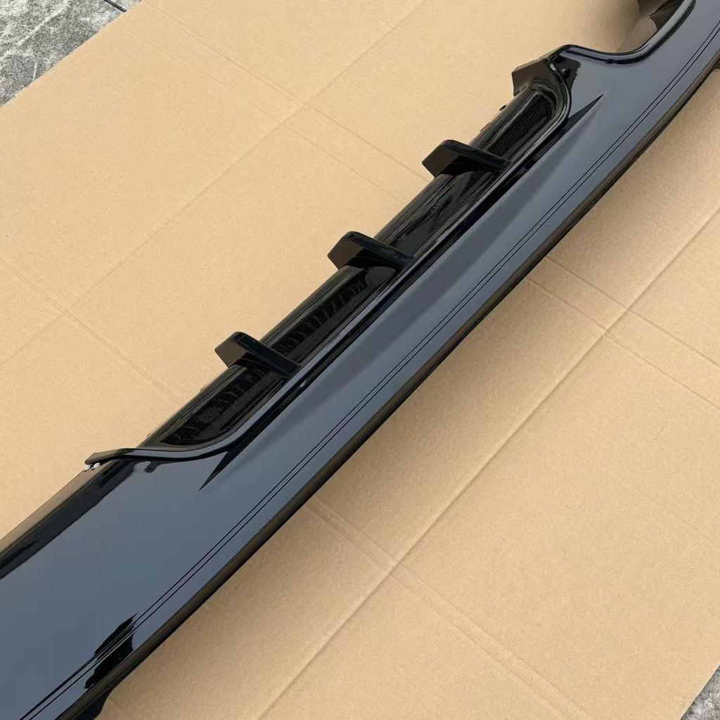 BMW F22 MP Style Gloss Black Rear Diffuser & Front Lip Body Kit with Dual Exhaust.