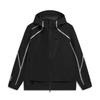 Li-Ning Outdoor CF Letter Zipper Hooded Versatile Casual Windproof Breathable Jacket Unisex Jacket AEMW005-4