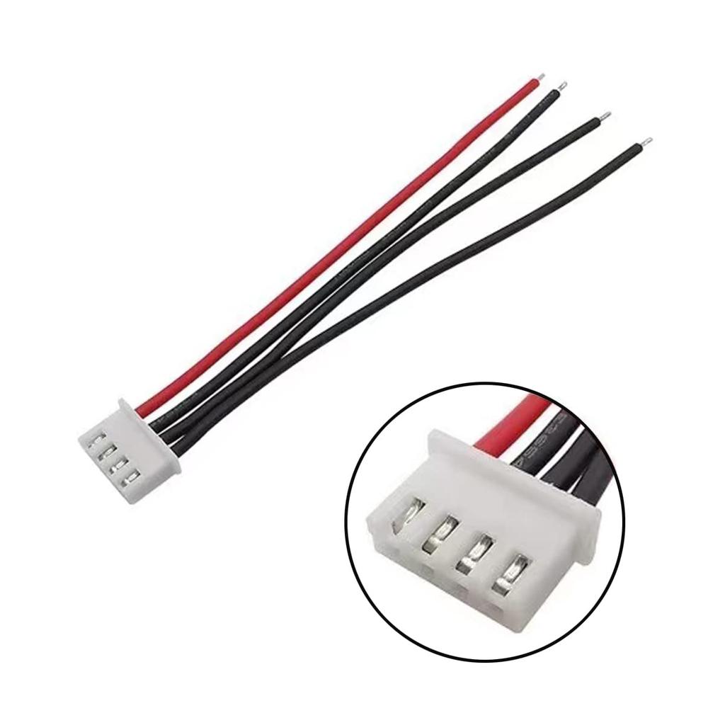 3S Balance Ladegerät Silikon Kabel Draht JST XH Stecker Adapter Stecker (10 Stück 3S 4-Pin)