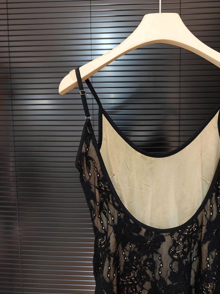 Europäische & Amerikanische Trendige Rückenfreie Spitzen-Camisole - Damen Slim Fit Herbst/Winter Top