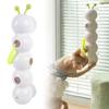 Caterpillar Interactive Cat Toy Rechargeable Intelligent Earthworm Post Toy with Tail Automatic Popping Hole Teasing Cat Toys