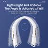 4000mAh Hanging Neck Fan Portable USB Rechargeable Bladeless 720 Rotation for Outdoors Travel Sports