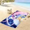 Sailor Moon2 Print Beach Towel, Large Soft Quick Dry Towel for Beach Camping Swimming