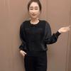 Long-sleeved Age-reducing Bottoming Long-sleeved Top New Solid Color Simple Style Sweet Temperament Elegant