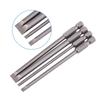 4 Pcs 100mm / 4 Inch Length Flat Head Screwdriver Bits Power Tool Drill Bits  Power Tool Accessories