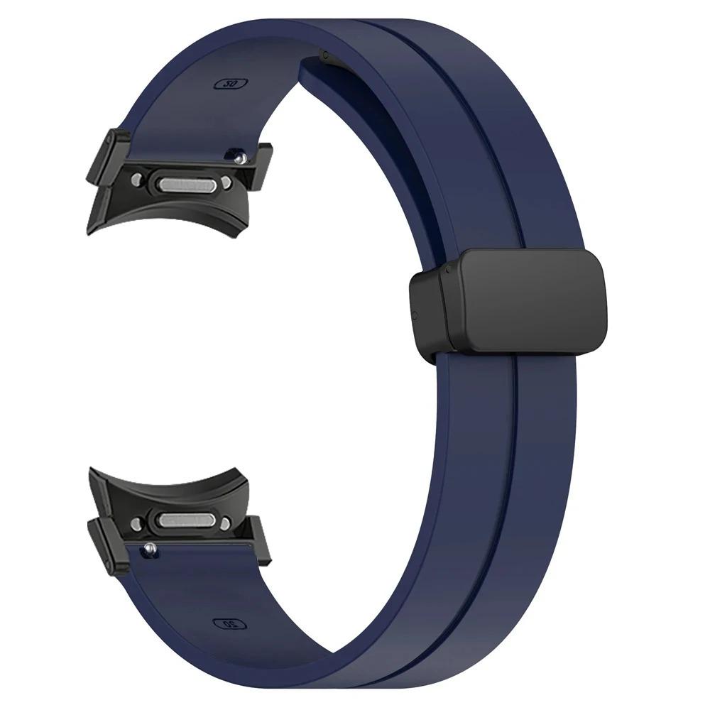 Magnetisches Silikonarmband für Samsung Galaxy Watch6 44mm 40mm Sportuhrband 20mm Armband Armband Galaxy Watch 6 Classic 43mm 47mm