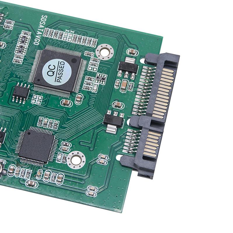 Dual Sd To Sata Hard Disk Adapter Card Industrial-Grade Sd To Serial Port Hard Disk Board Support Raid 0 High-Speed Stable