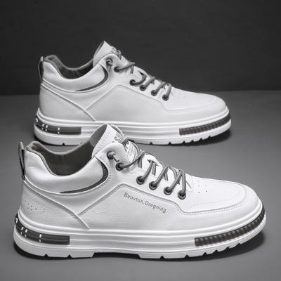 Spring New Men Casual Sneakers High Quality Non-slip Wear-resistant Thickness Walking Shoes Skateboard Shoe High Top Flats Shoes