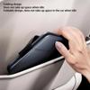 Large Capacity Foldable Storage Bag PU Leather Car Sundries Bin  For Car Seat Door Console