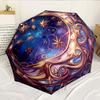 Cosmic Portal Fantasy 8-Frame for Travel, camping, Casual Lightweight Portable Umbrella, Essential for every family Holidays Birthday Gift