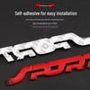 3D Sport Metal Emblems & Stickers for Modified Cars, Tail Badges