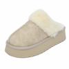 Thick-soled heightening fur integrated warm snow boots women's 2025 winter new fashion velvet thickened comfortable cotton mop