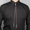 Bolo Tie for Male Western Cowboy Necktie with Small Cube Pendant Decorative