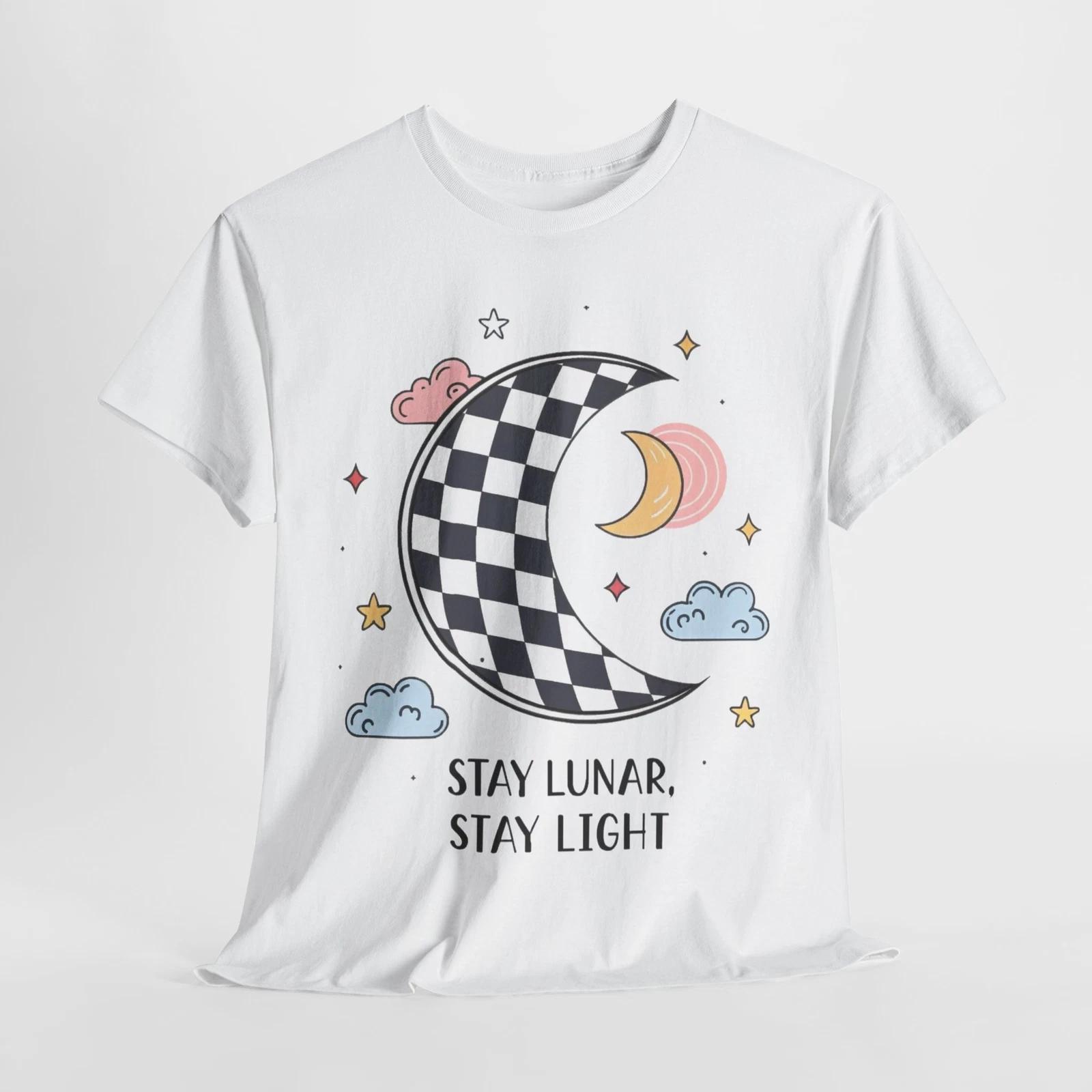 

Stay Lunar Graphic Tee – Cotton Unisex Shirt with Moon & Celestial Vibes 2XL