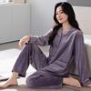 Pajamas Autumn And Winter Winter Island Fleece Long-Sleeved Coral Fleece Women'S Thin Fleece Thermal Loungewear Set