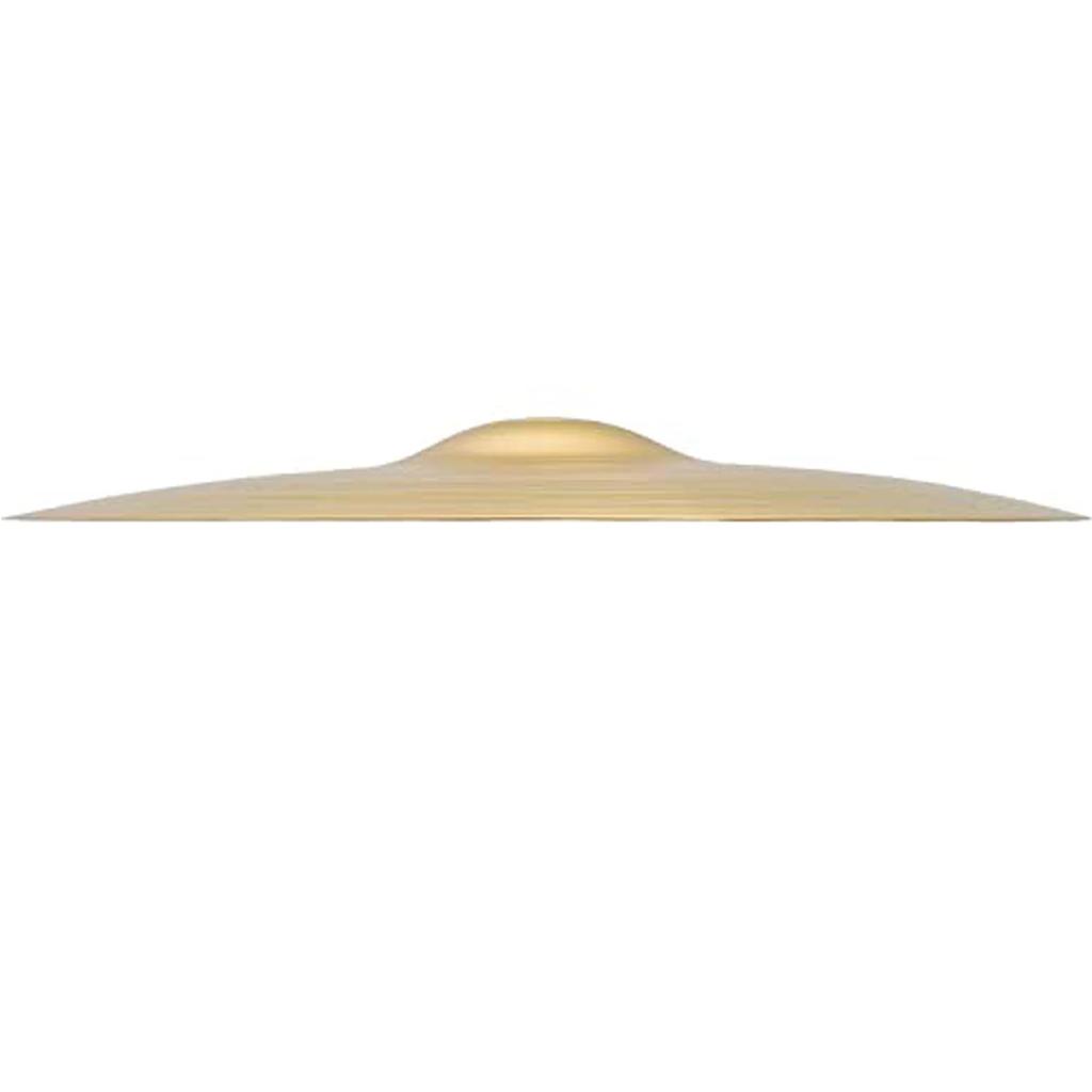 OUSIYO 14-inch Brass Hi-Hat Cymbals, Top & Bottom, Set of 2, for Practice