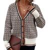 Knitted Cardigan Sweater Women's Coat Women's Clothing Spring, Autumn and Winter