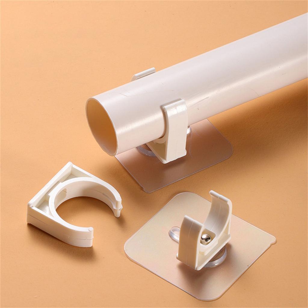 10pcs Pipe Holder Wall Fixing Pipe Brackets Pipe Mounting Clamps Home Renovations Support for Various Installation Need