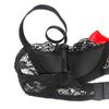 Steel Ring Passionate Fun Lingerie with Bow Lace Half Cup